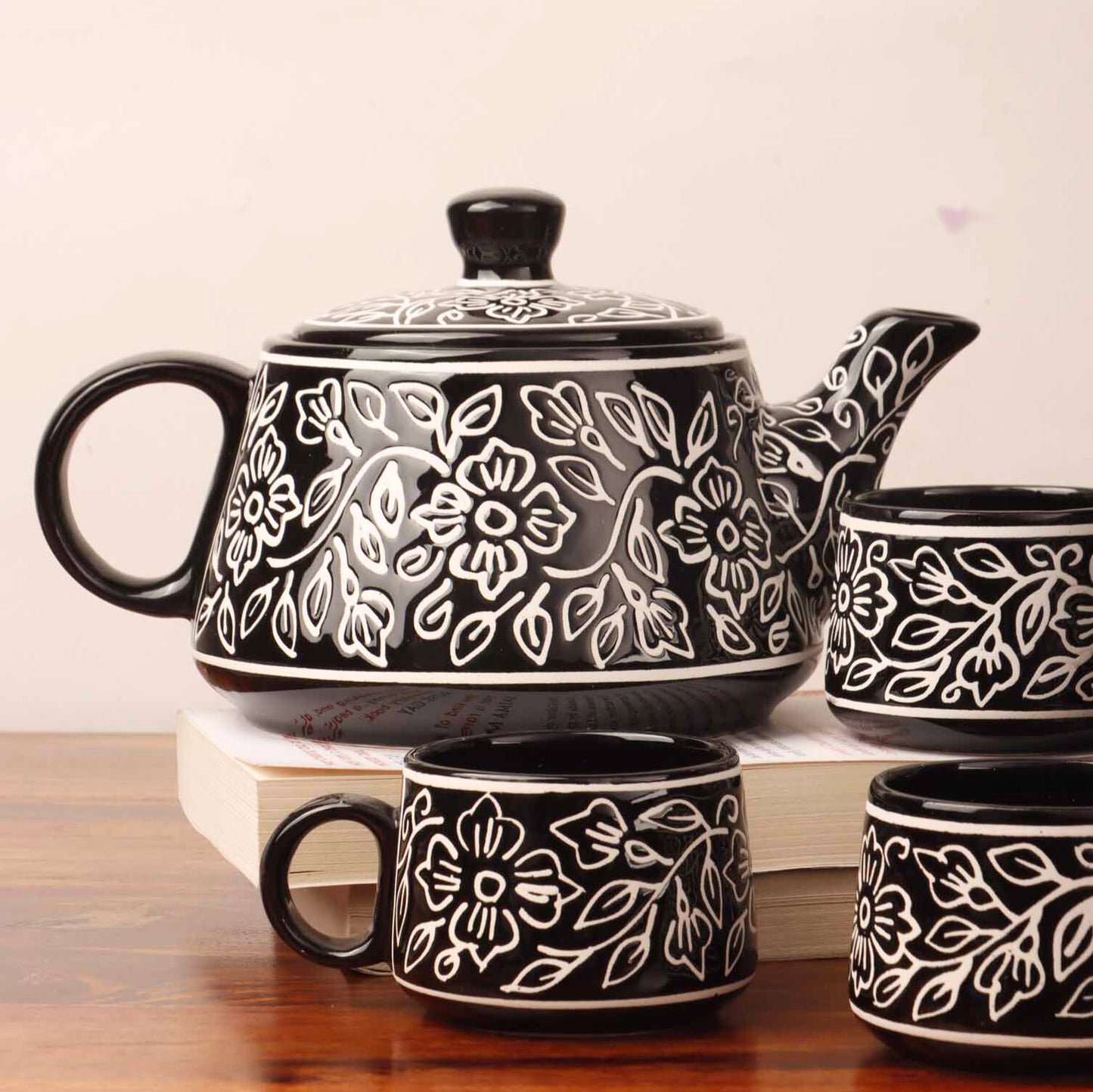 Alive Tea Set Black Beauty- Set of 7