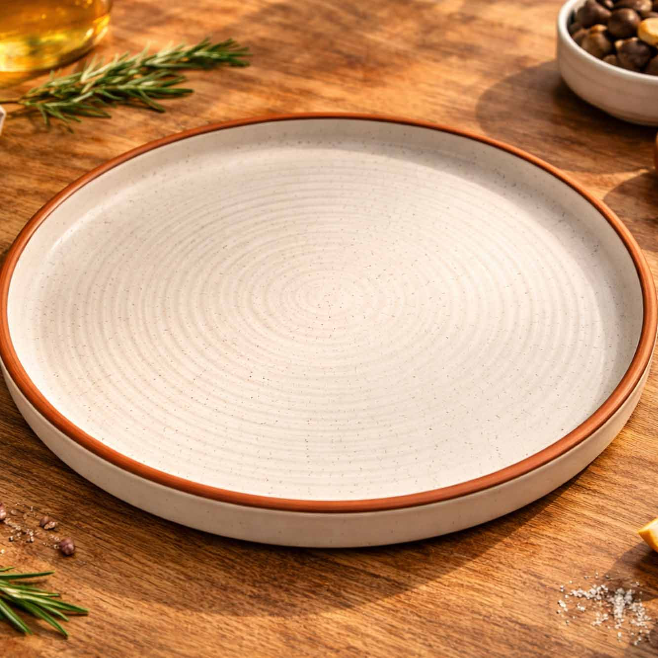 Cookie Crumble Round Platter - Set of 2