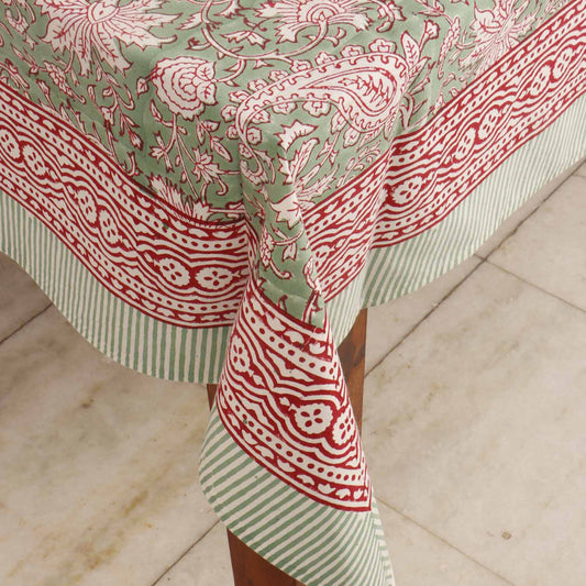 Amala Hand Block Printed Center Table Cover