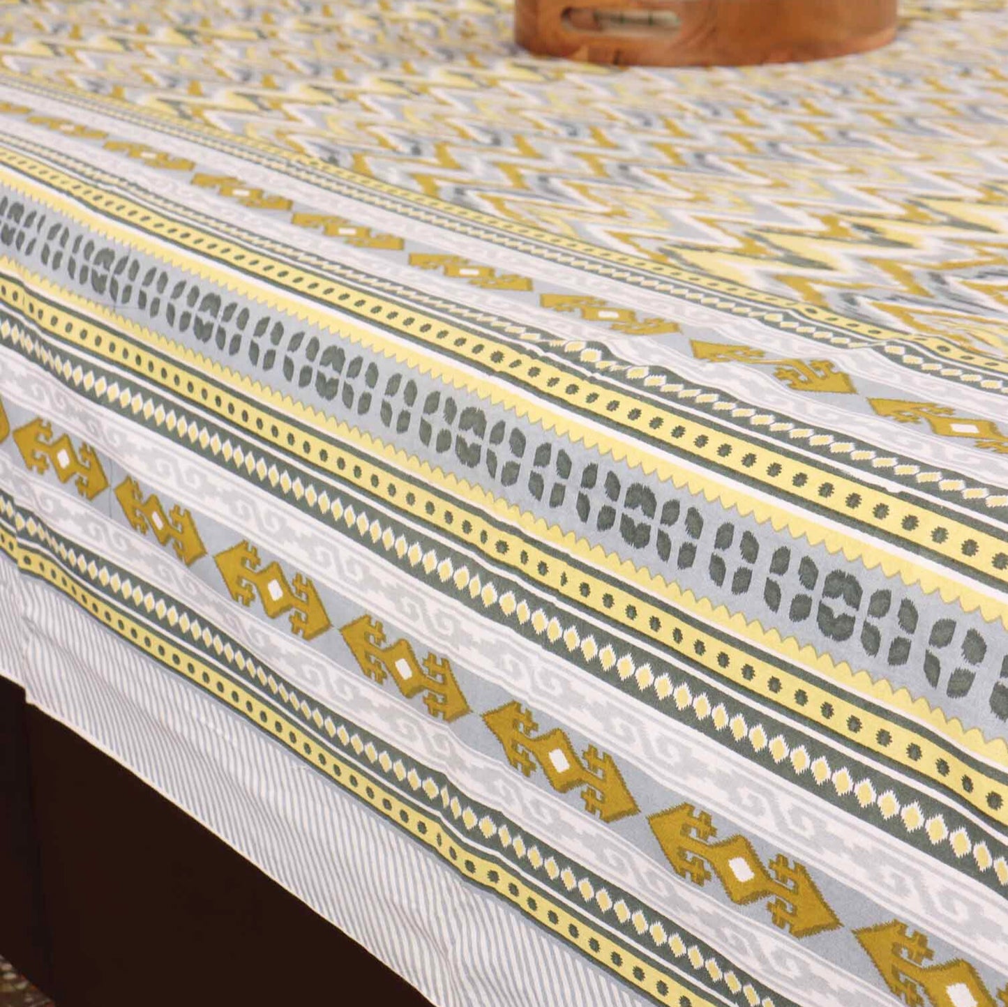 Niyati Green - Flat I Fitted Bedsheet (90x108 Inches)