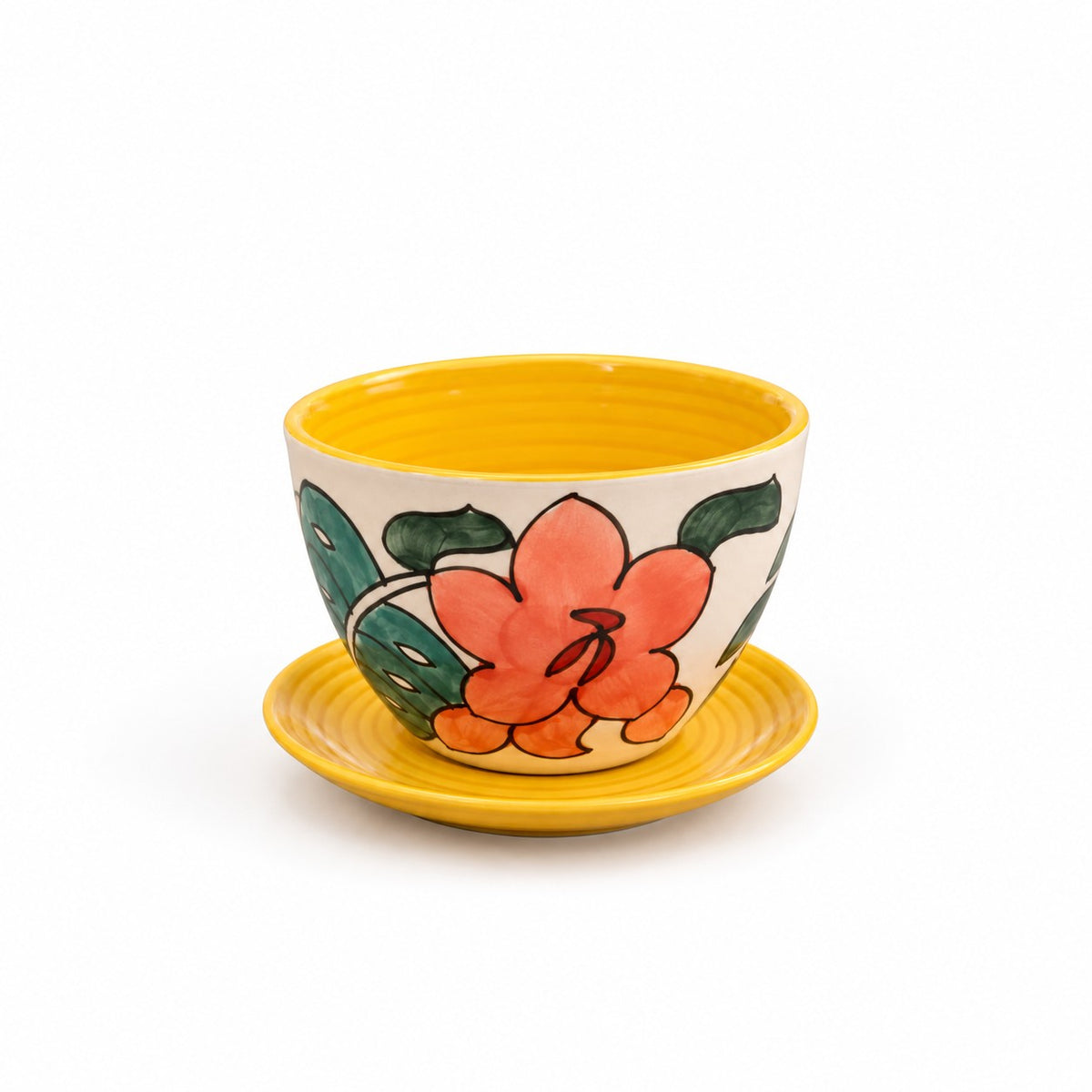 Spring Shades II Planter with Drain Plate