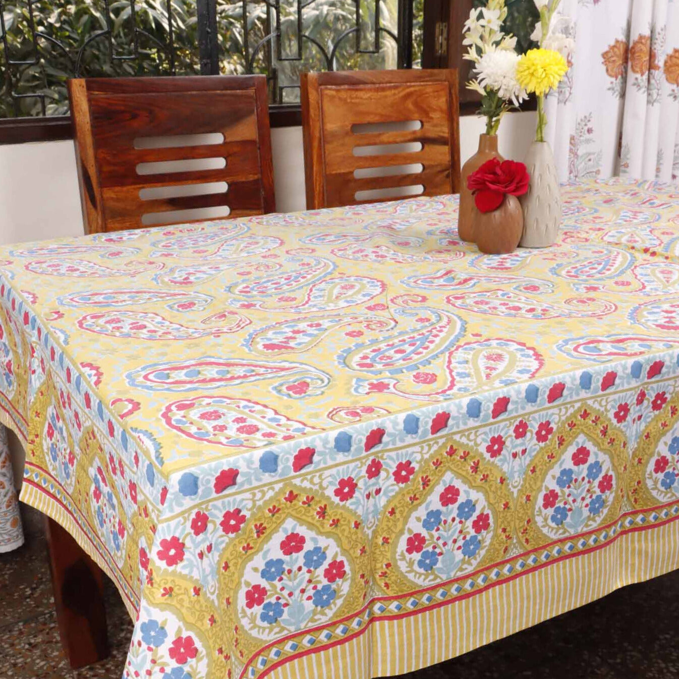 Navya - Six seater Dining Table Cover