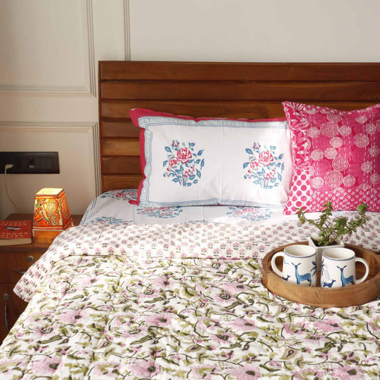 Gulabi Bel  - Single Bed/ Double Bed Razai/ Comforter