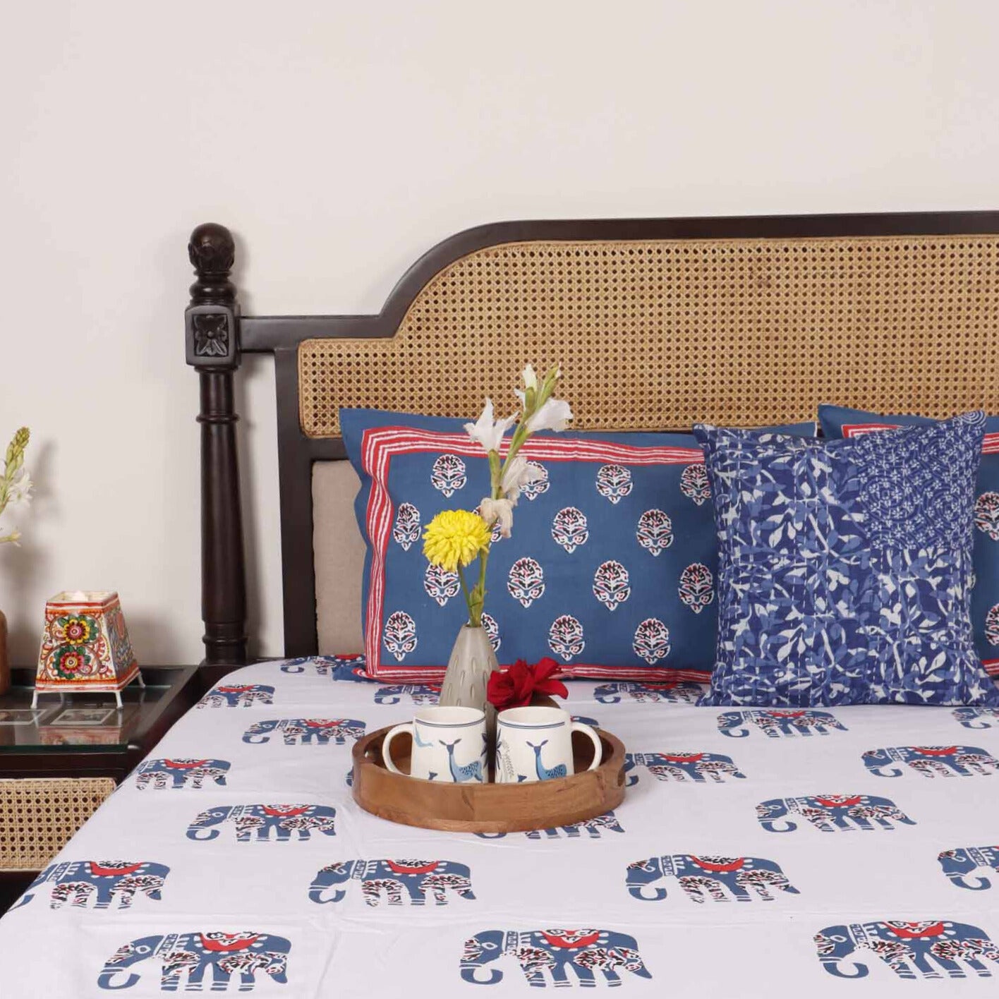 Ceylon - Flat I Fitted Bedsheet (90x108 Inches)