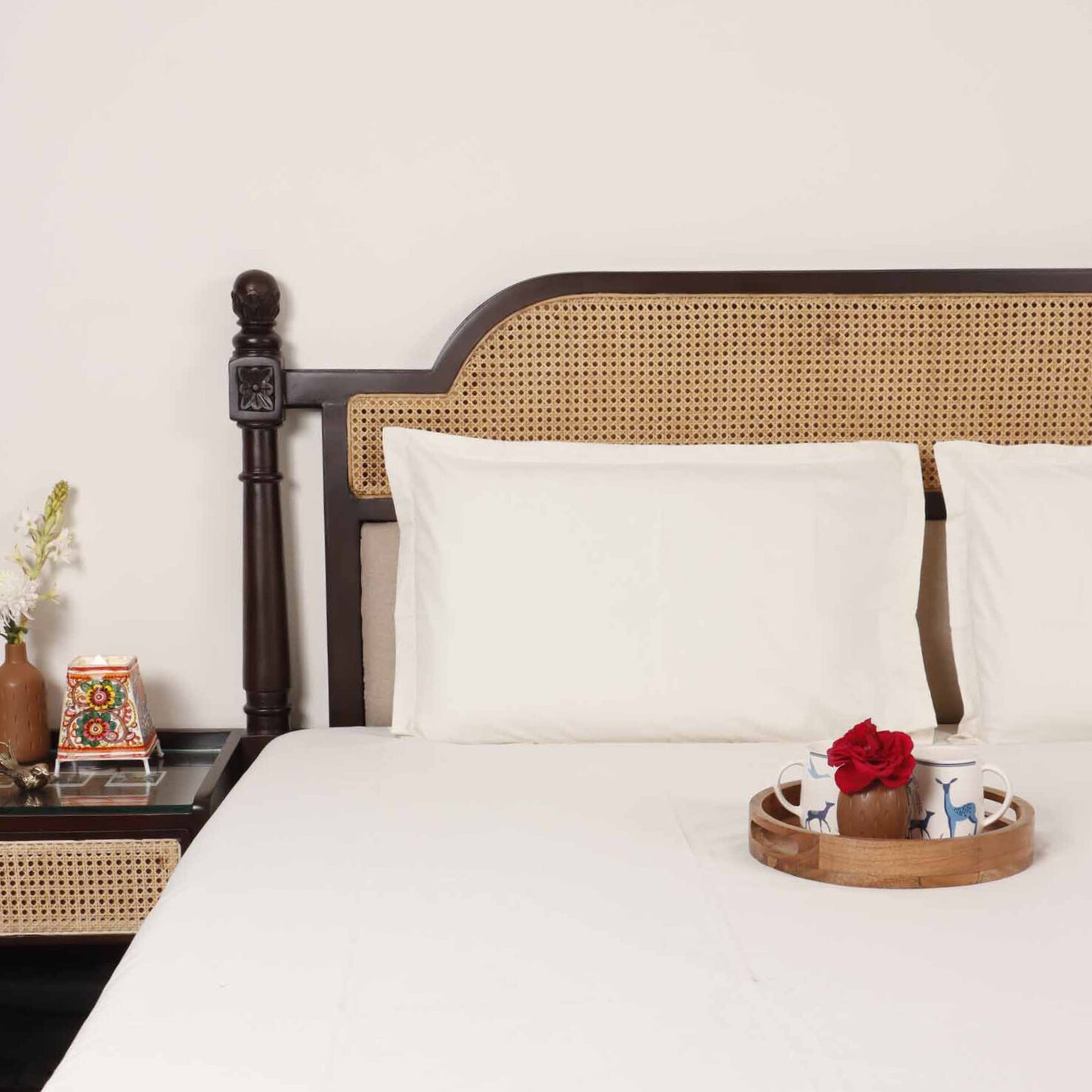 Pearl White - Bedsheet (108x108 Inches)