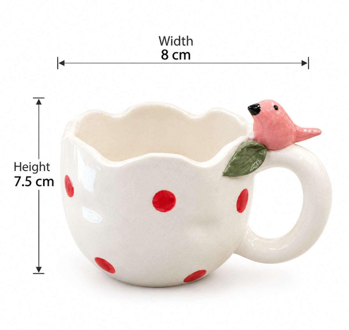 Pink Bird Mug