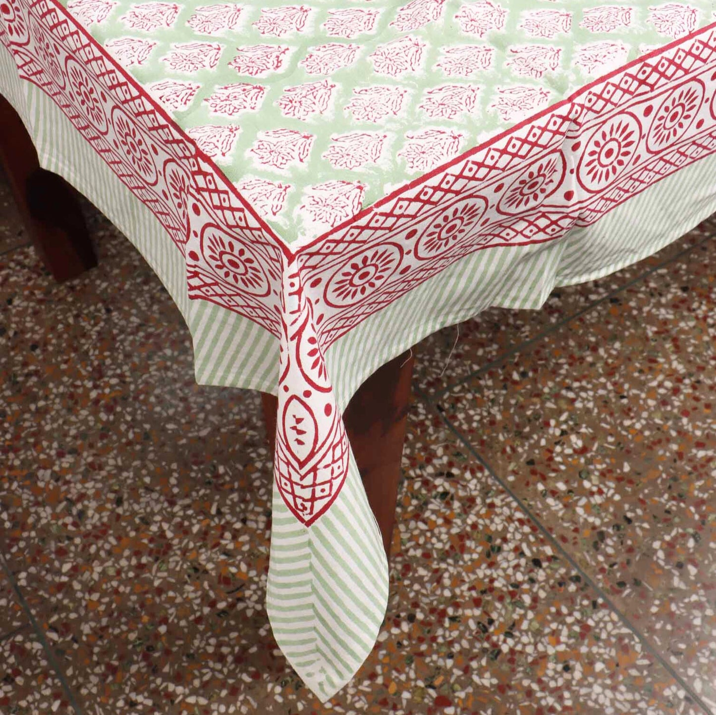 Aaradhya - Hand Block Printed Center Table Cover