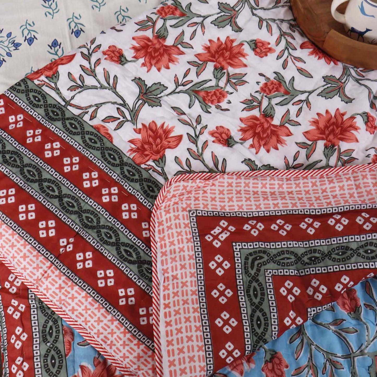 Firozi - Single Bed Razai I Comforter