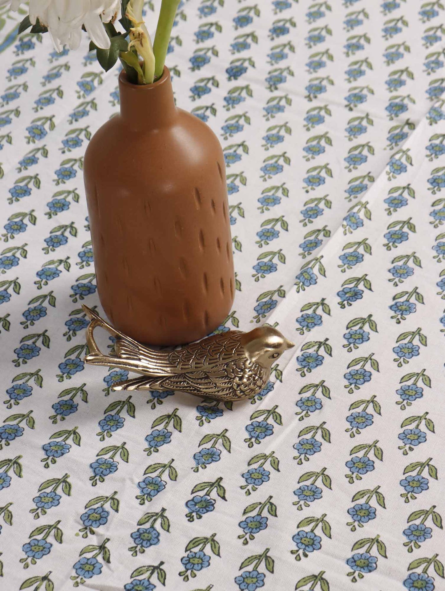 Phulwari -  Hand Block Printed Center Table Cover