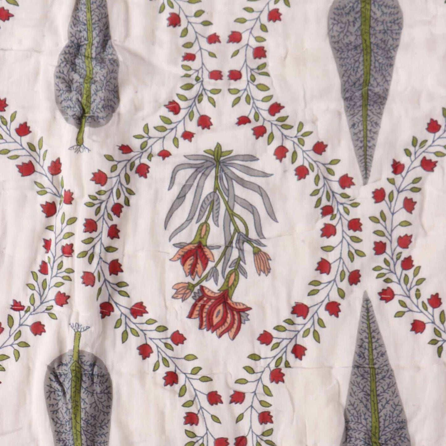 Khushamadeed Grey - Single Bed Razai I Comforter