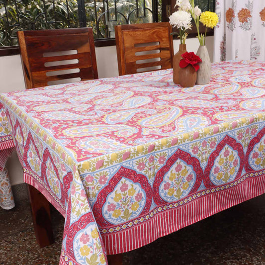 Gulabi - Six seater Dining Table Cover
