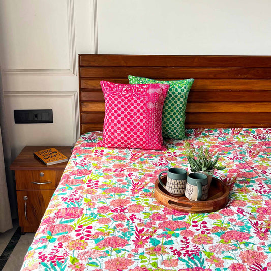 Bagiya - Kantha Stitch Bedcover