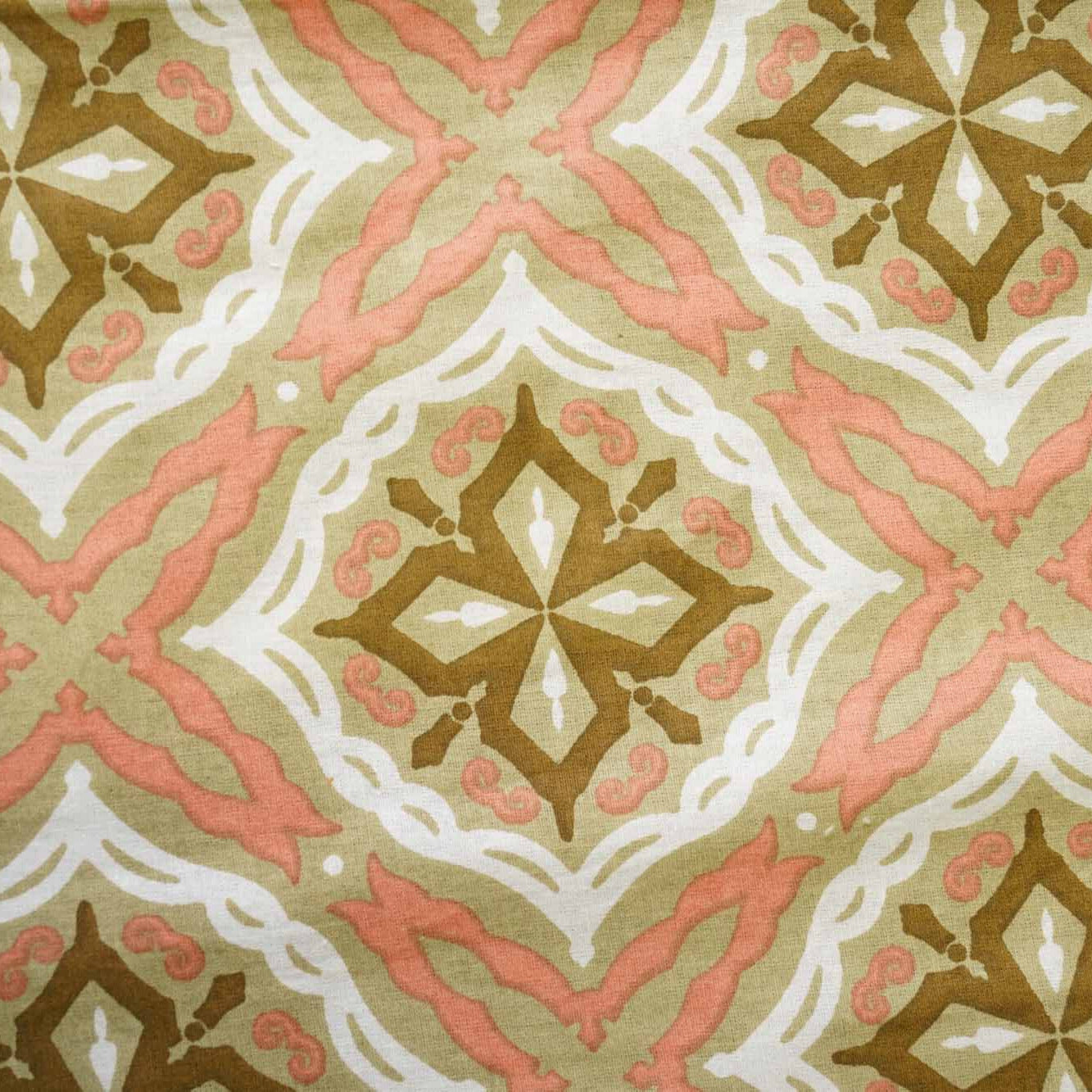 Kaleidoscope - Orange - Single bed bedsheet(60x90 Inches)