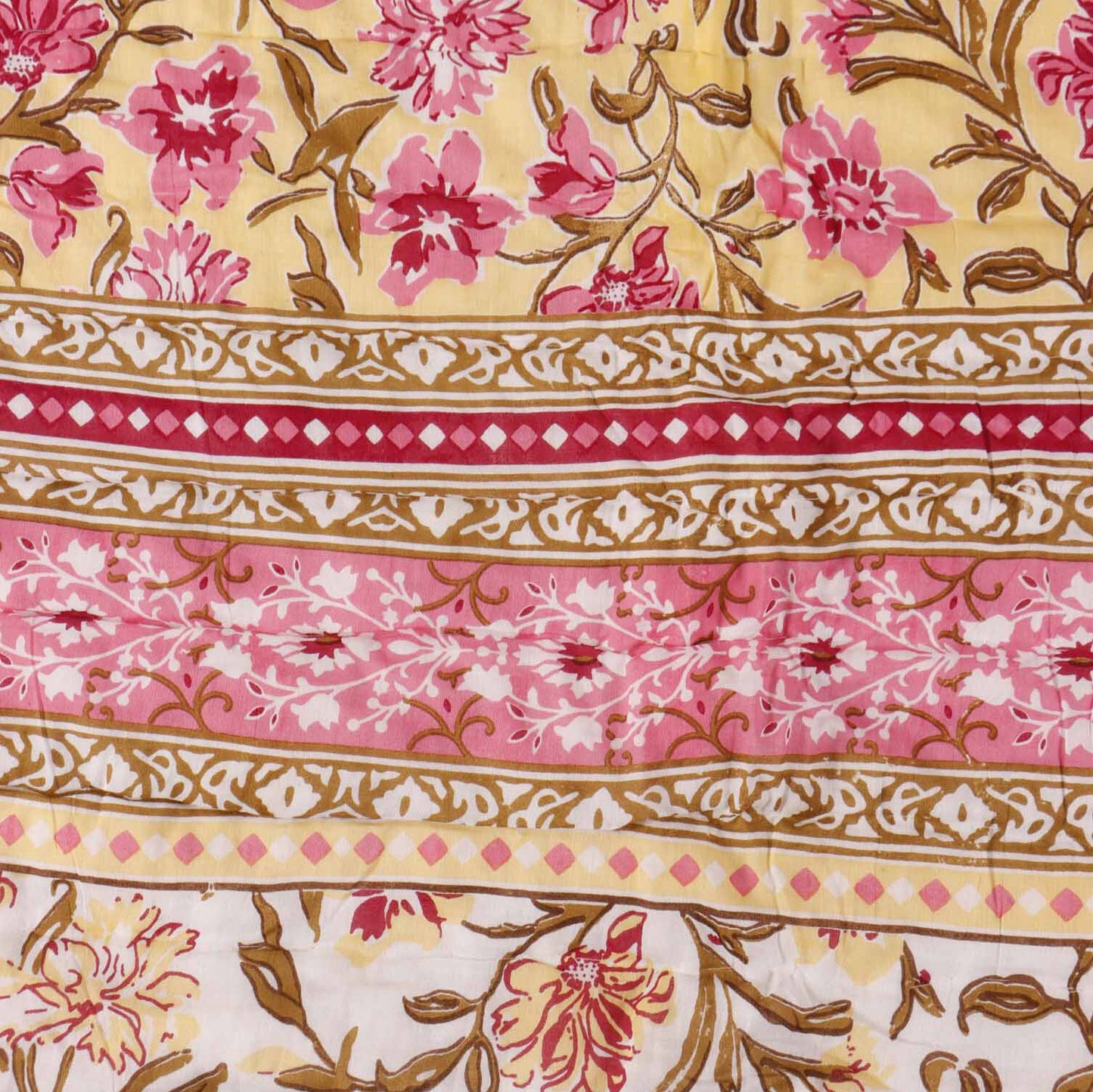 Baagh Yellow - Single Bed Razai I Comforter