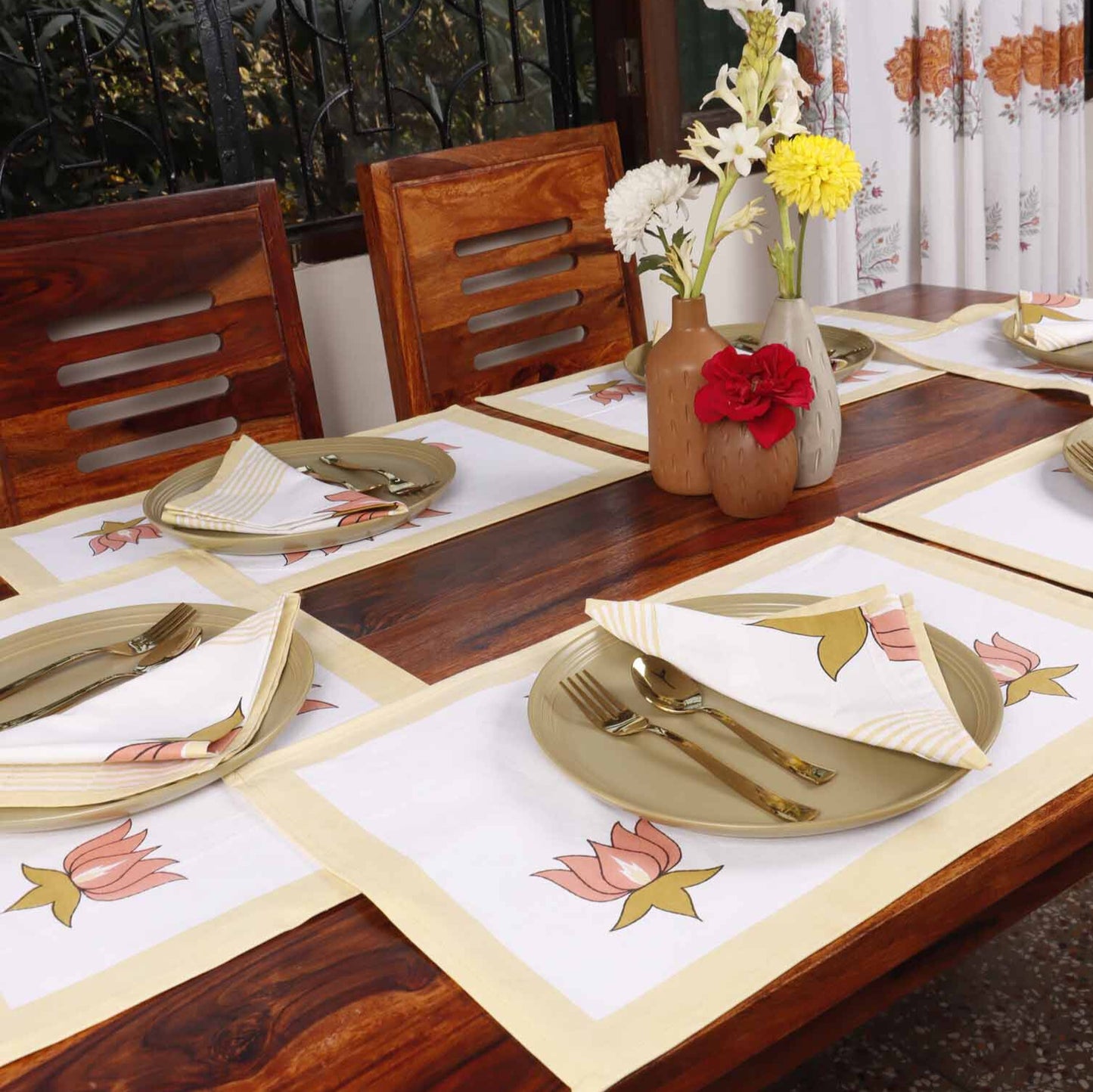 Kamal - Table Runner, Table Mats and Napkins