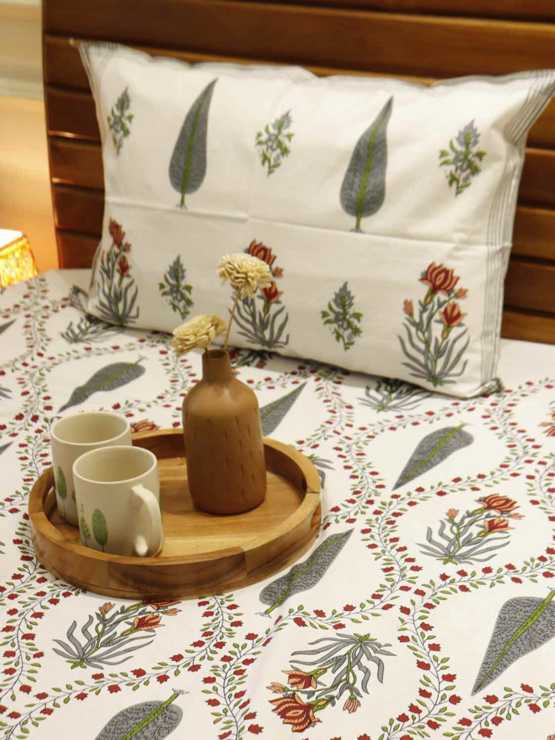 Khushamadeed - Single Bed Bedsheet (60x90 Inches)