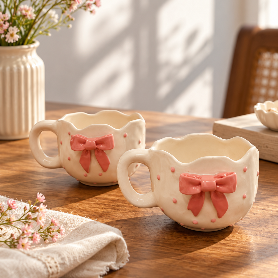 Mug With A Bow