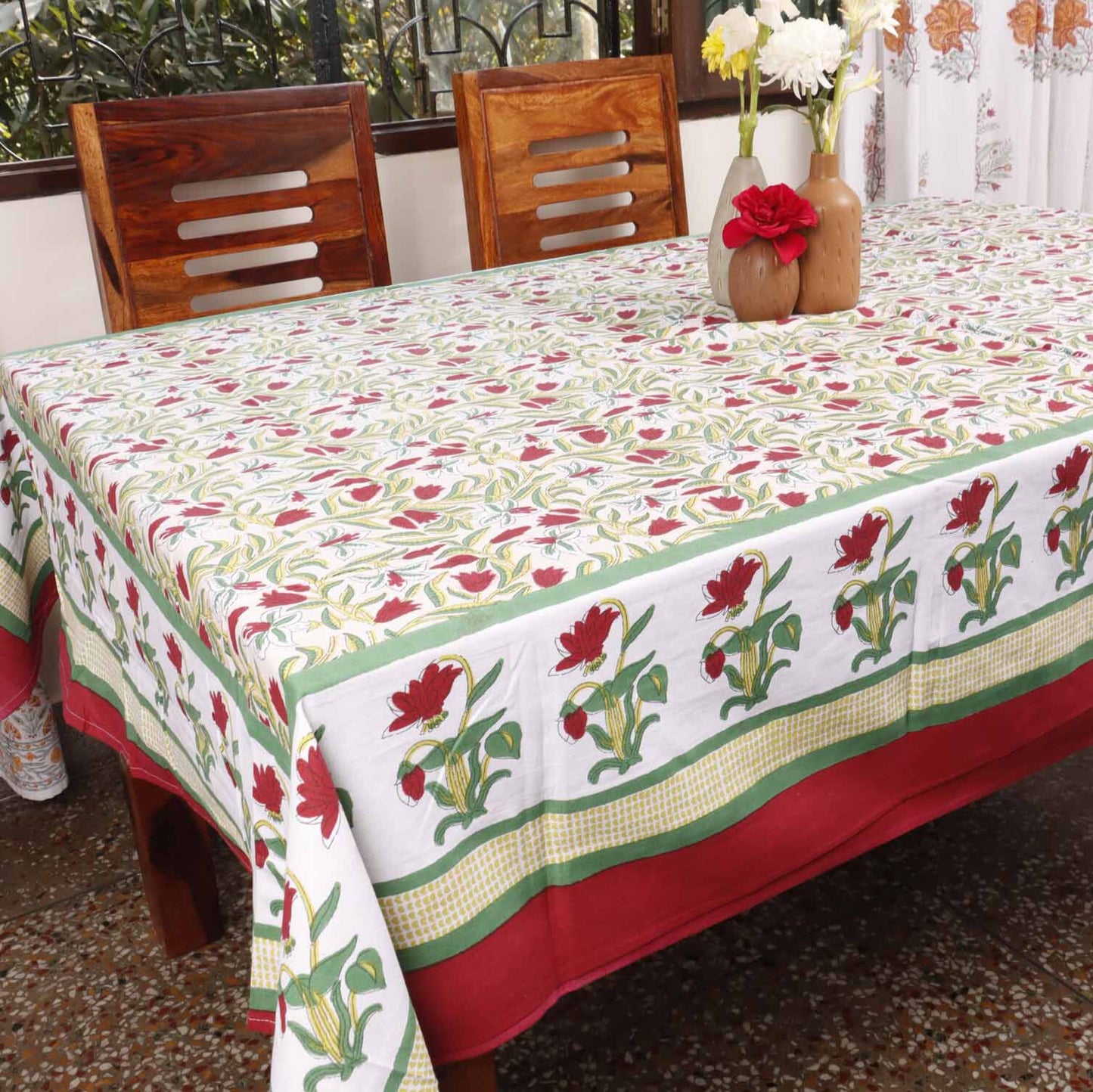 Madhuri - Six seater Dining Table Cover