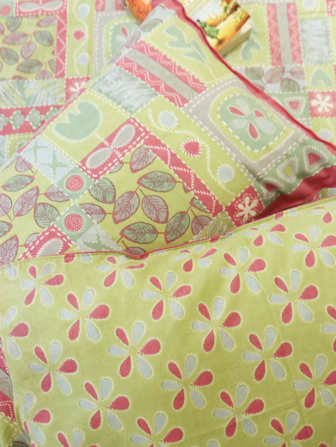 Abstract Pink - Flat I Fitted Bedsheet (100x108 Inches)