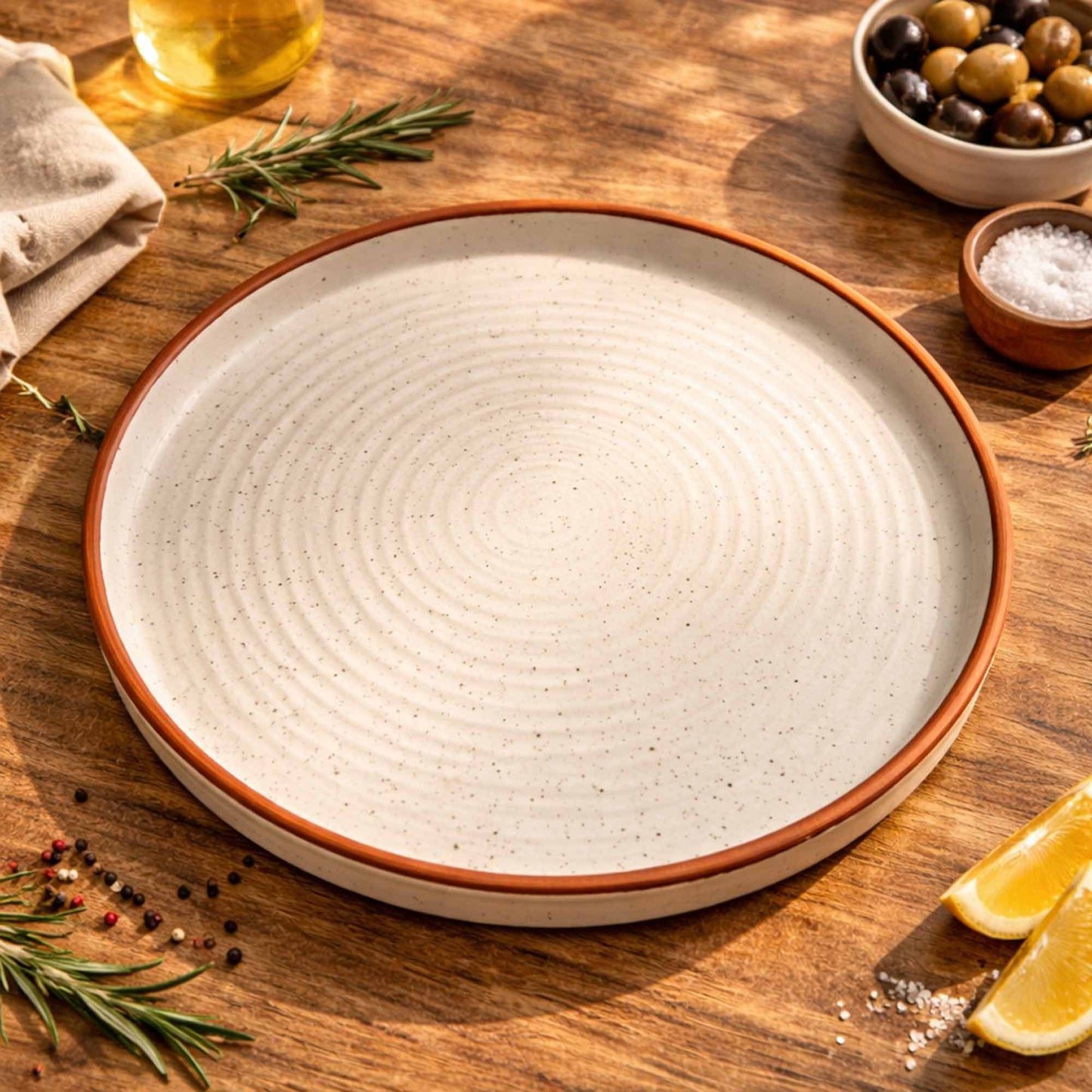 Cookie Crumble Round Platter - Set of 2