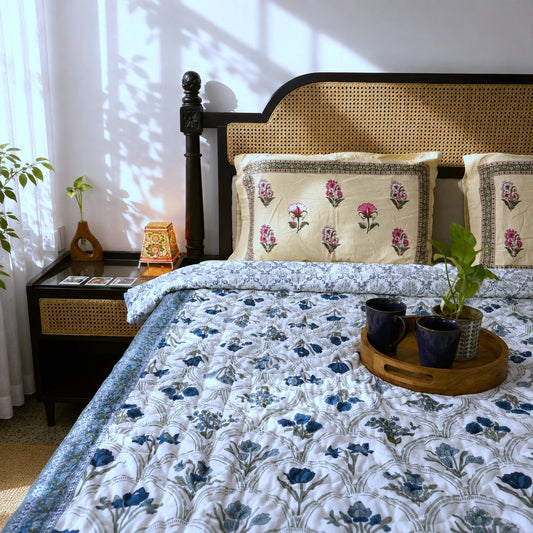 Ambarsariya blue  - Double Bed Razai/ Comforter