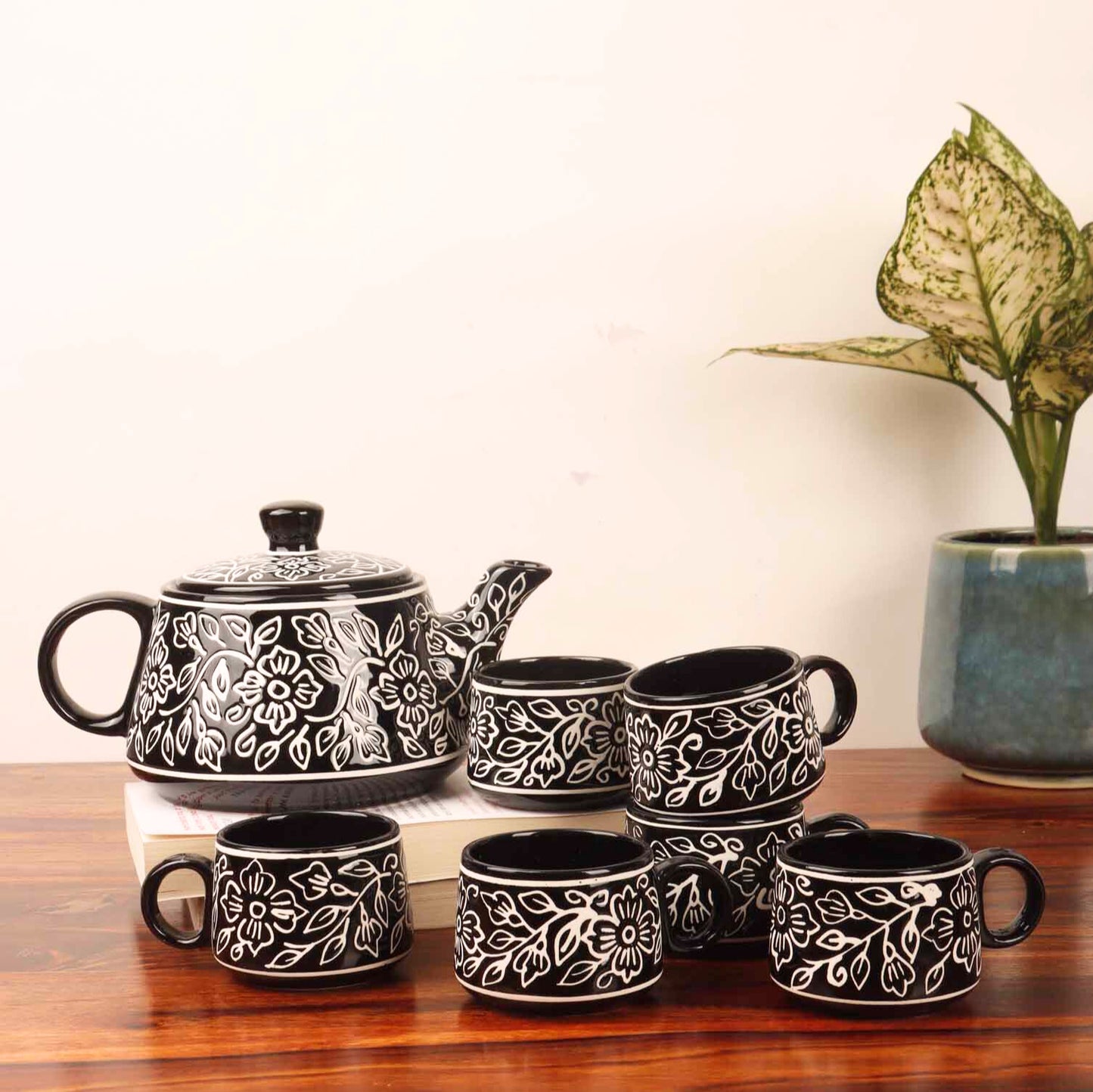 Alive Tea Set Black Beauty- Set of 7