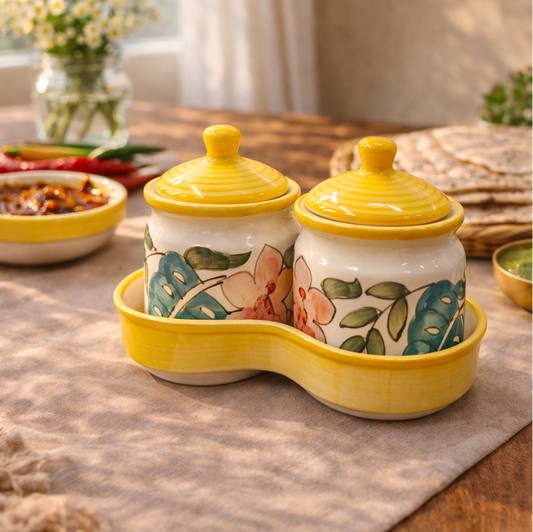 Buy Ceramic Spice Jar Set 