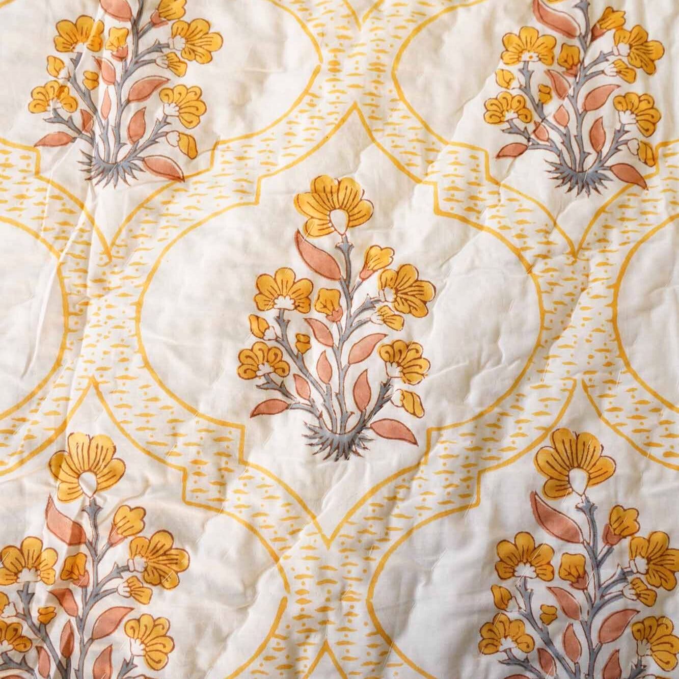 Yellow blossom  - Single Bed Razai/ Comforter