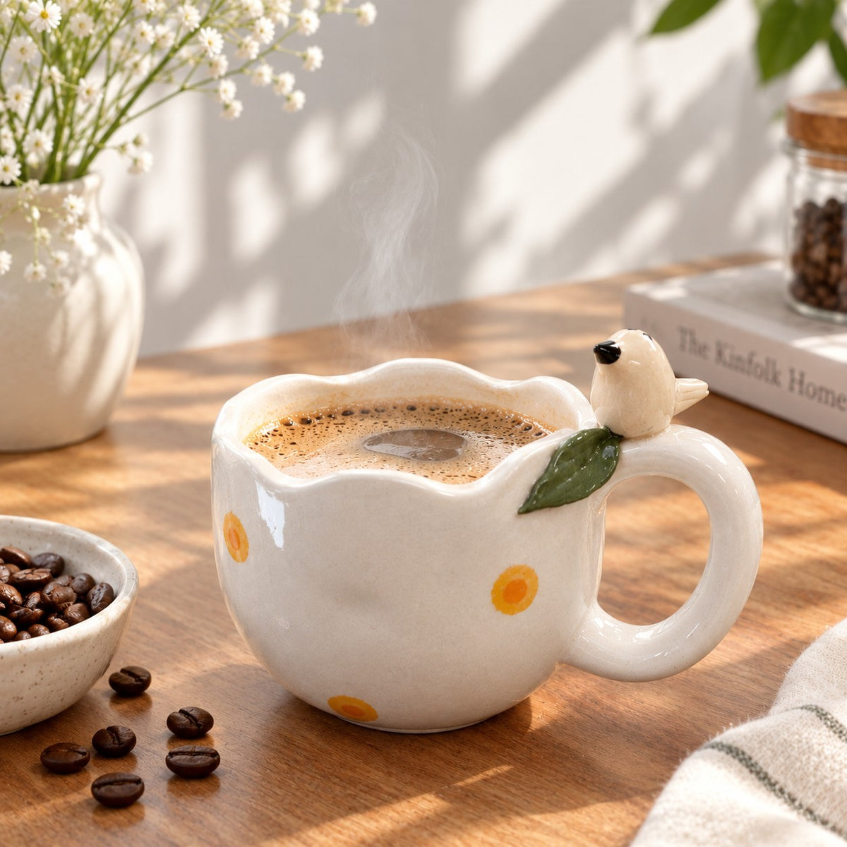 White Bird Mug