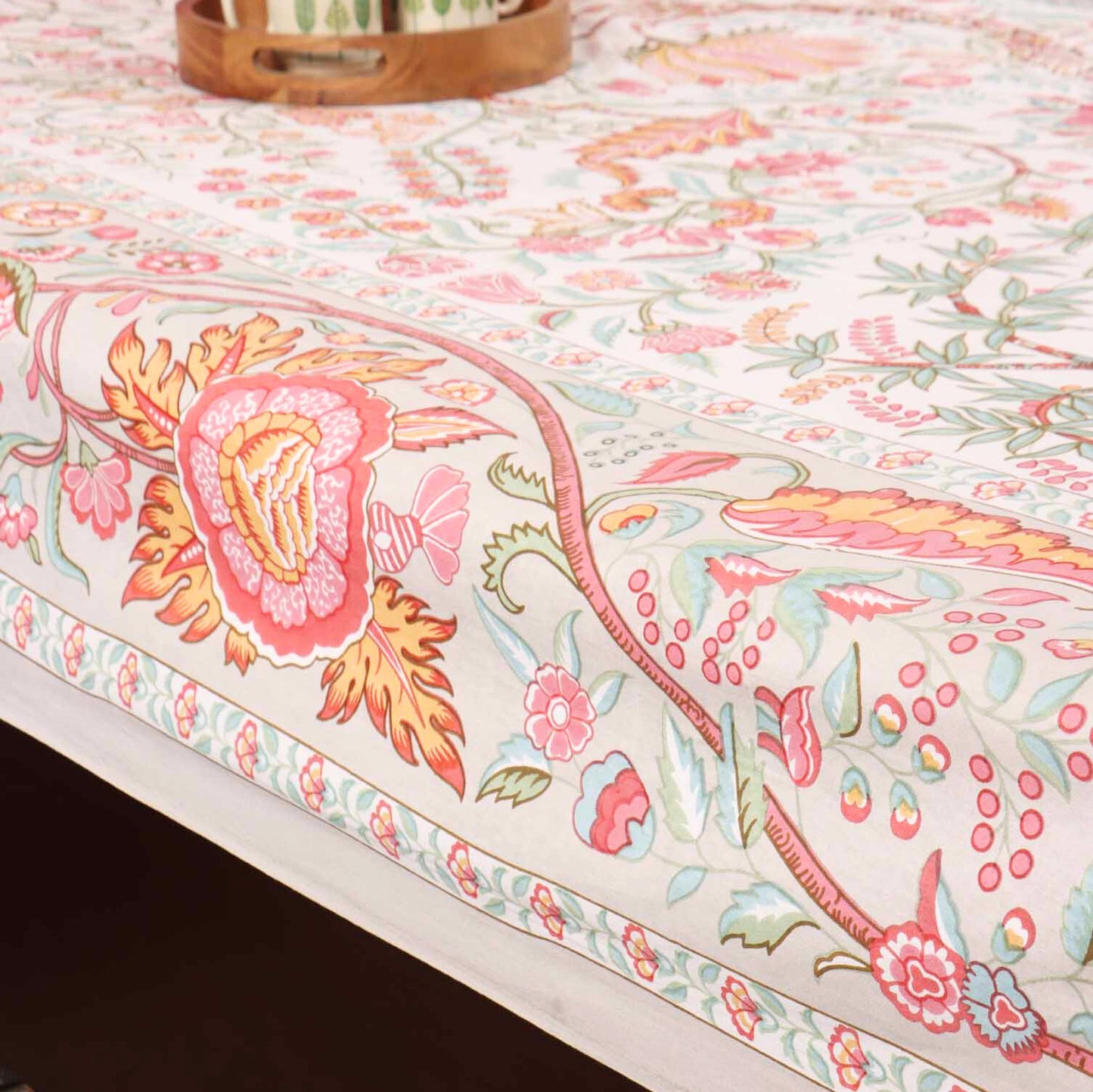 Vatika - Flat I Fitted Bedsheet (90x108 Inches)
