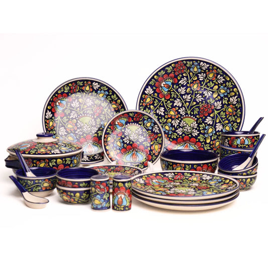 Baagh Dinner Set for 4 - 25 Pieces