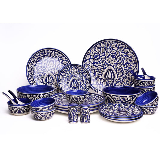 Mughal Art Dinner Set for 4 - 25 Pieces