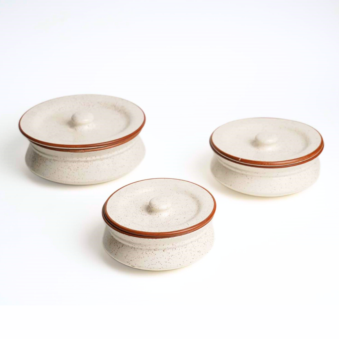 Cookie Crumble - Serving Bowls with Lid - Set of 3