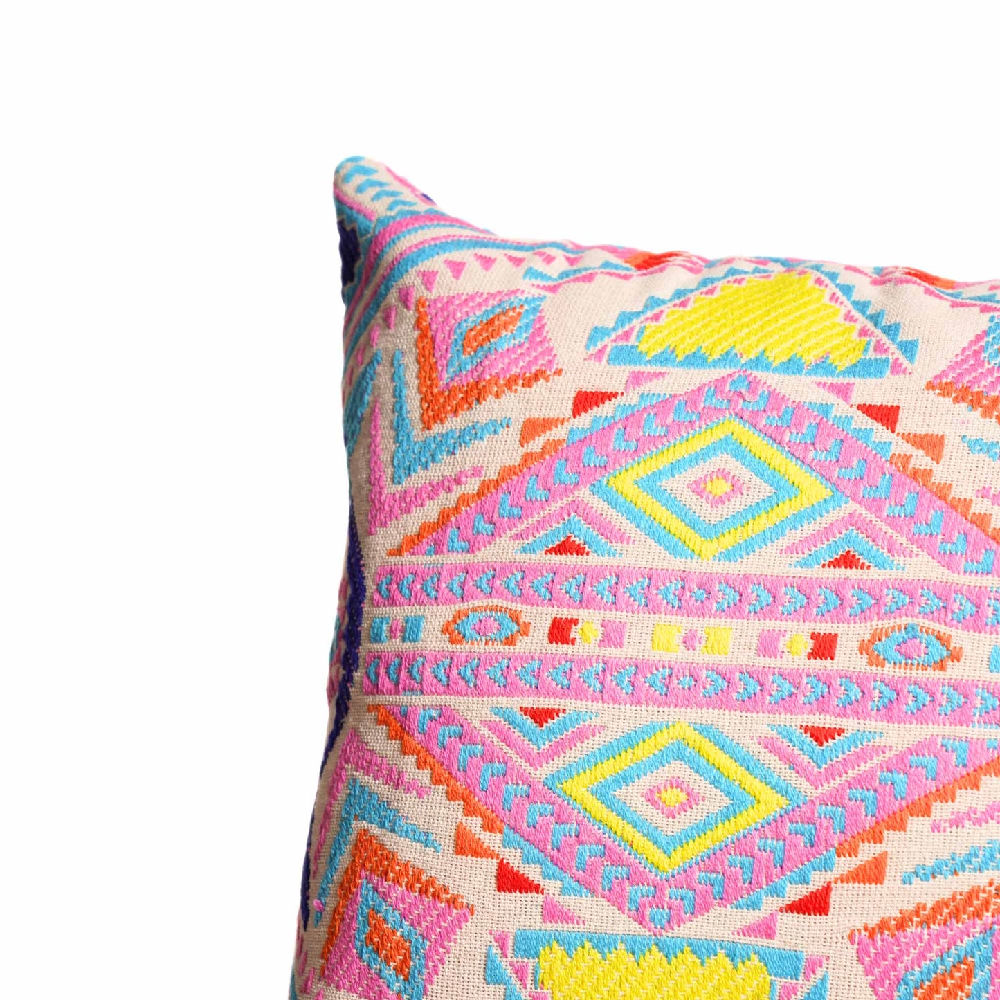 Chromatic Charisma Jacquard Cushion Cover