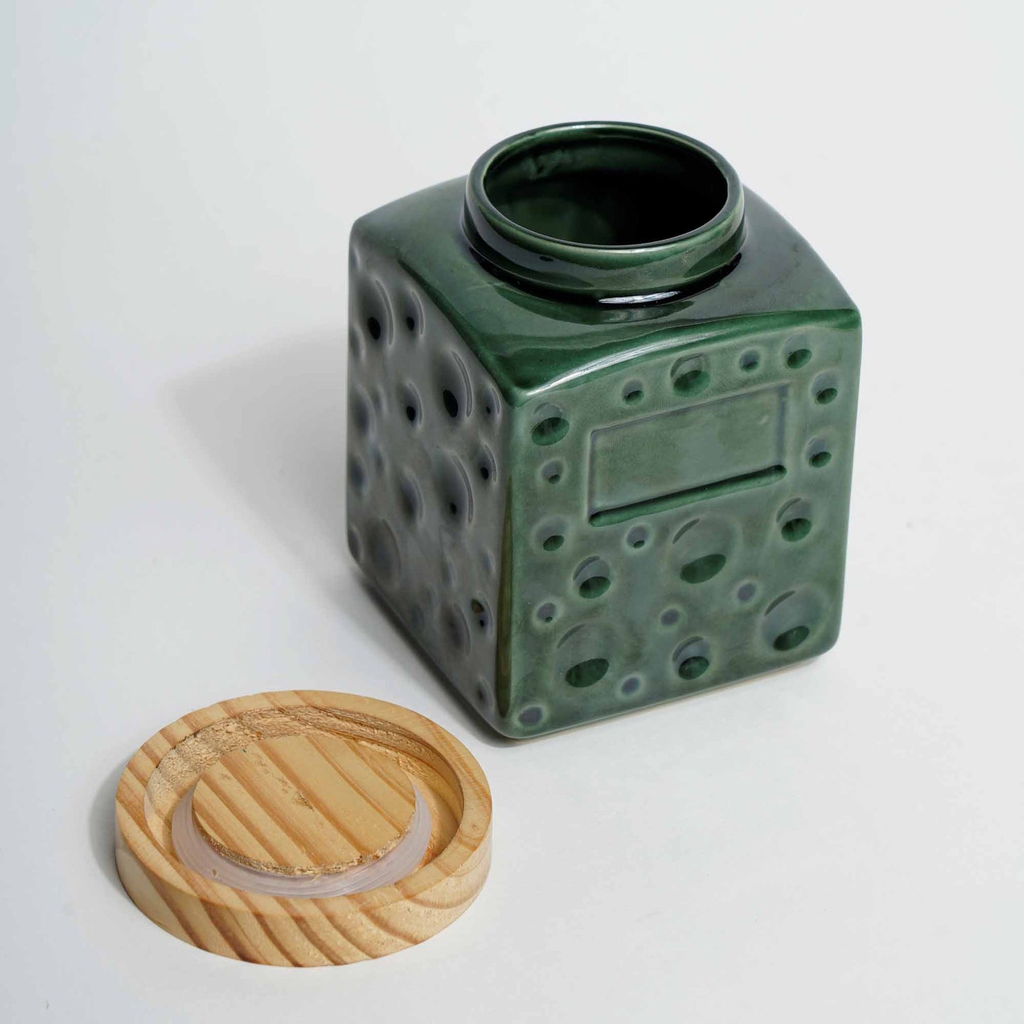 Versatile Storage Jar with Pine Wood Air - Tight Lid