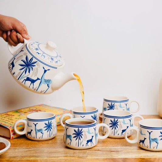 Alive Deer Tea Set - Set of 7