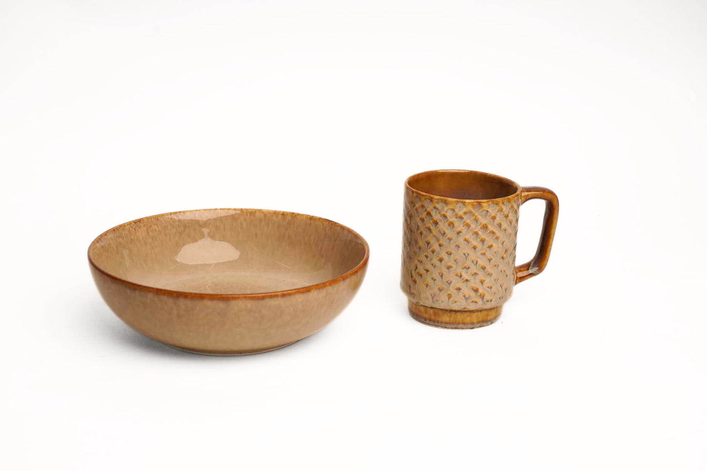 Sand Dunes Breakfast Set - A Bowl & A Mug