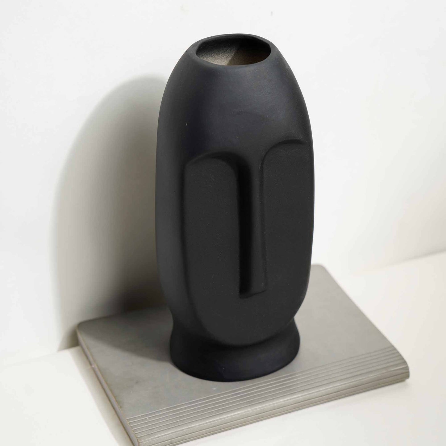 Premium Matte Nordic Face Vase