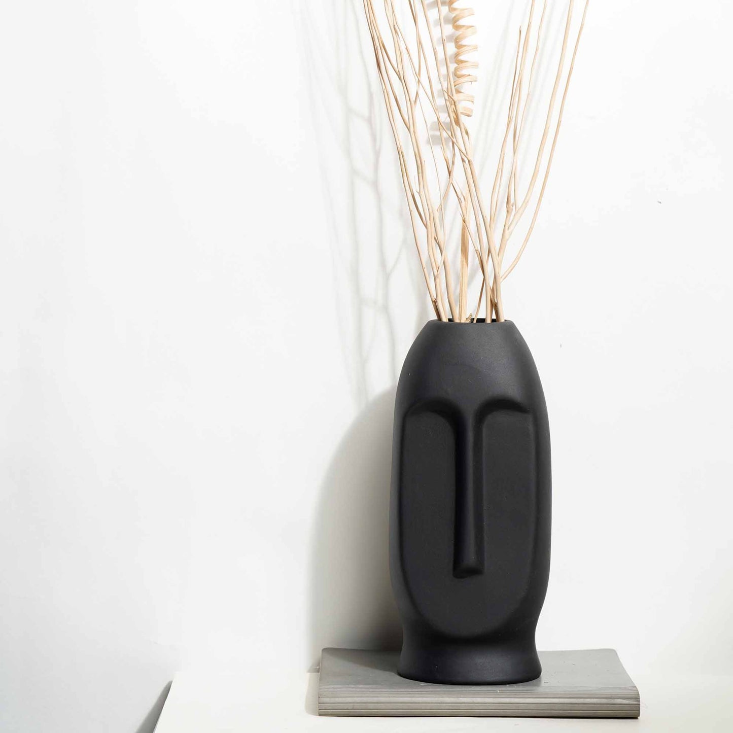 Premium Matte Nordic Face Vase