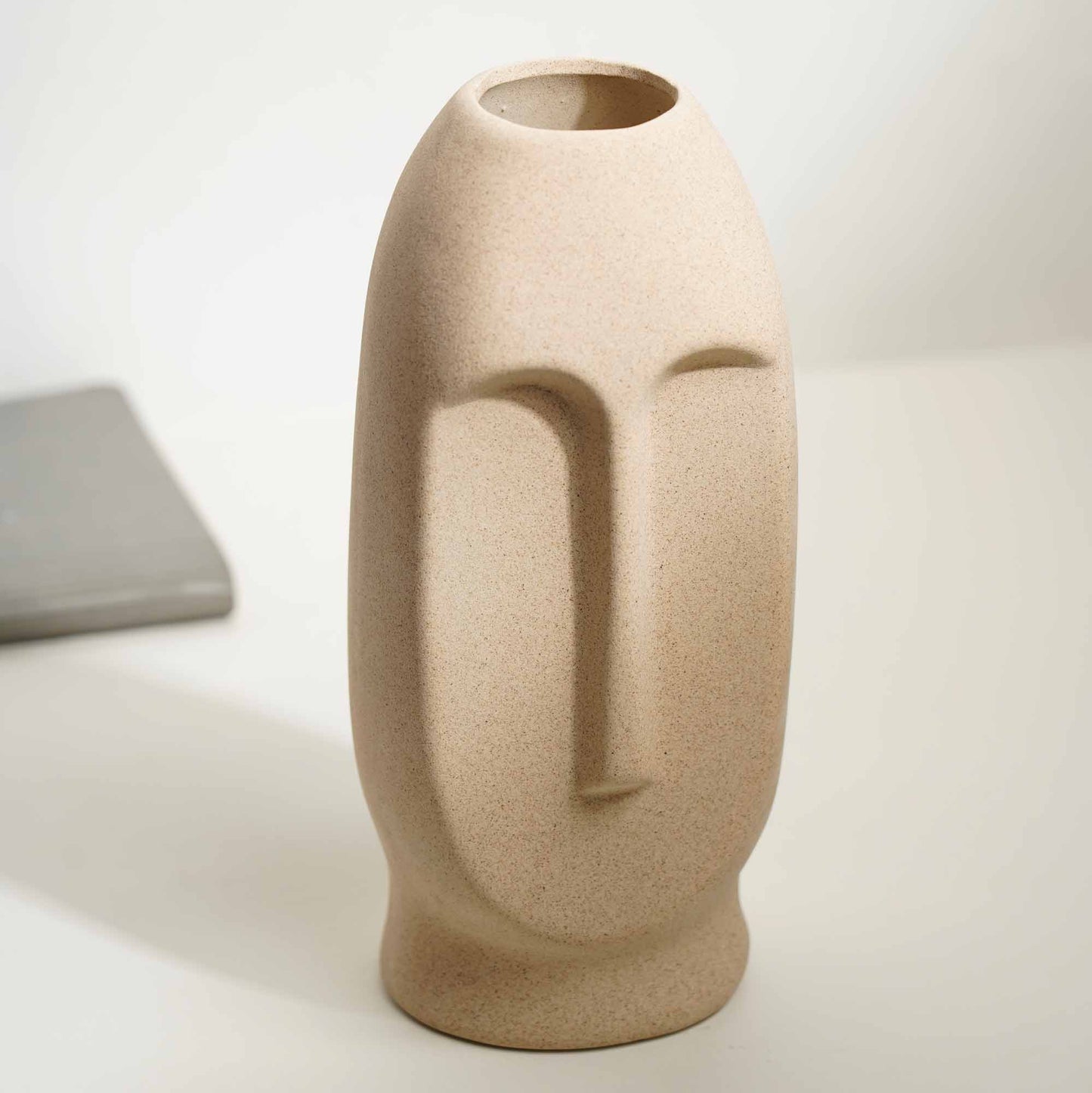 Premium Matte Nordic Face Vase