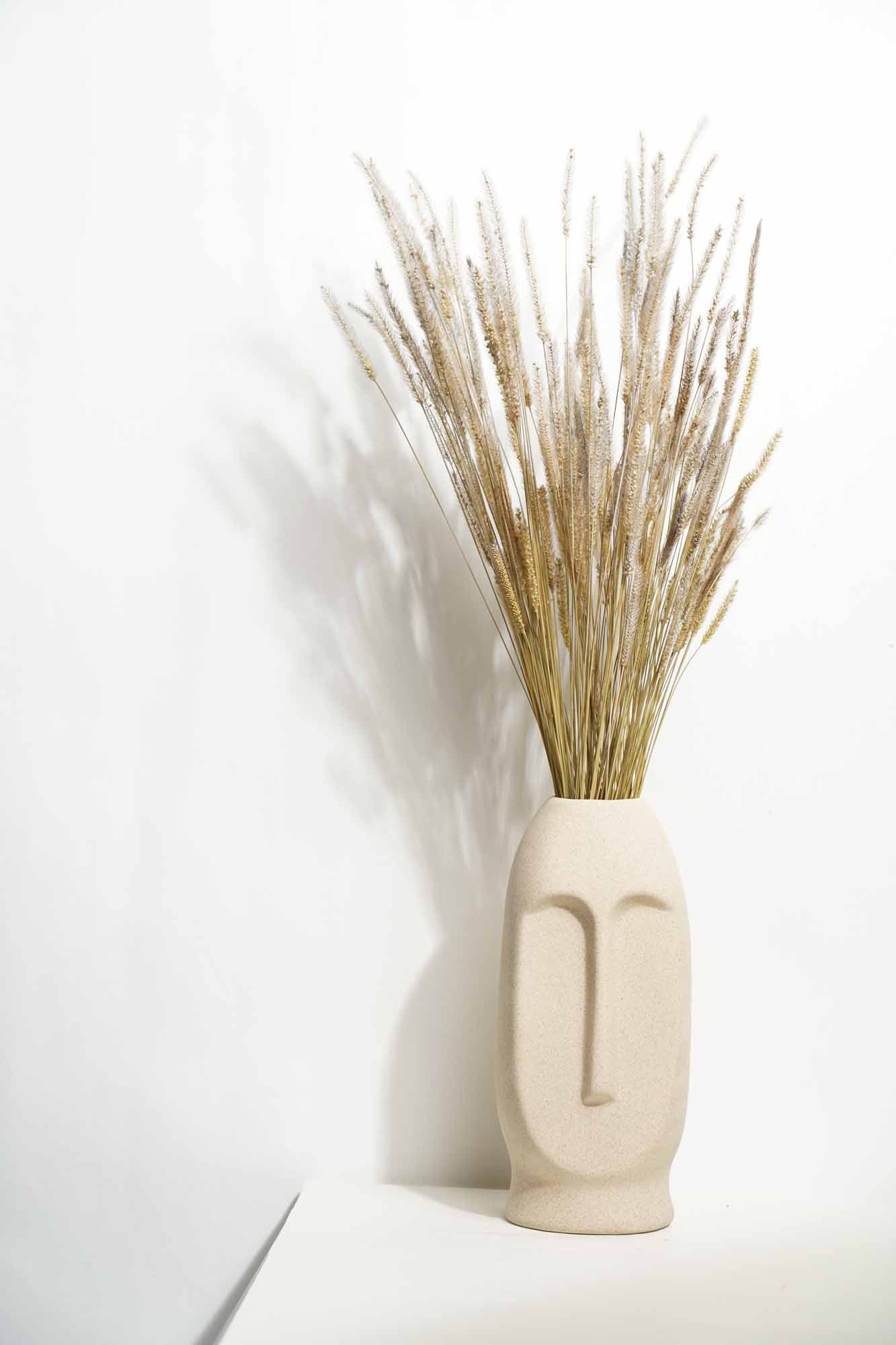 Premium Matte Nordic Face Vase