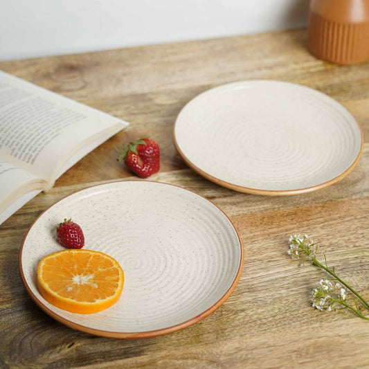 Cookie Crumble - Quarter I Snacks Plate - Set of 2