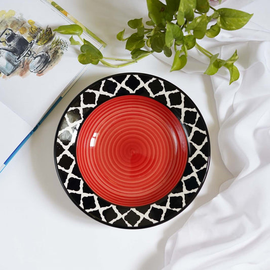 Red Moroccan Pasta Plates - Set of 2