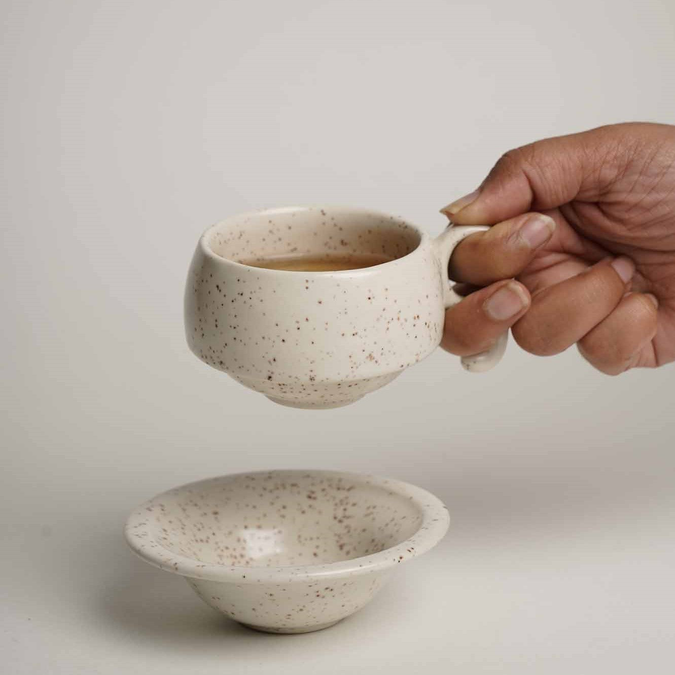 Cookie Crumble - Tea Set - Set of 6 Cups and 6 Saucers – Local Kala