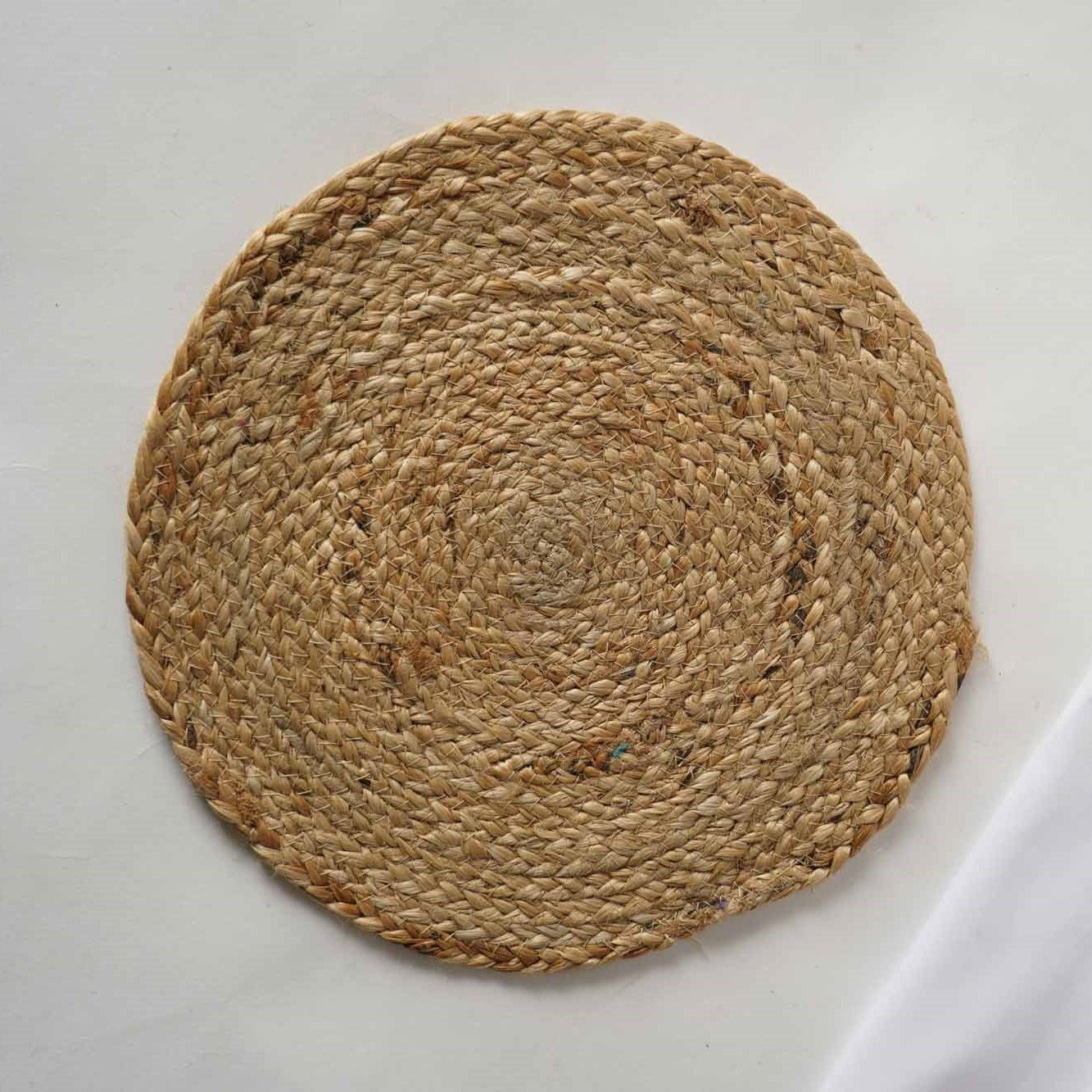 Jute Natural Placemat - 12 Inches