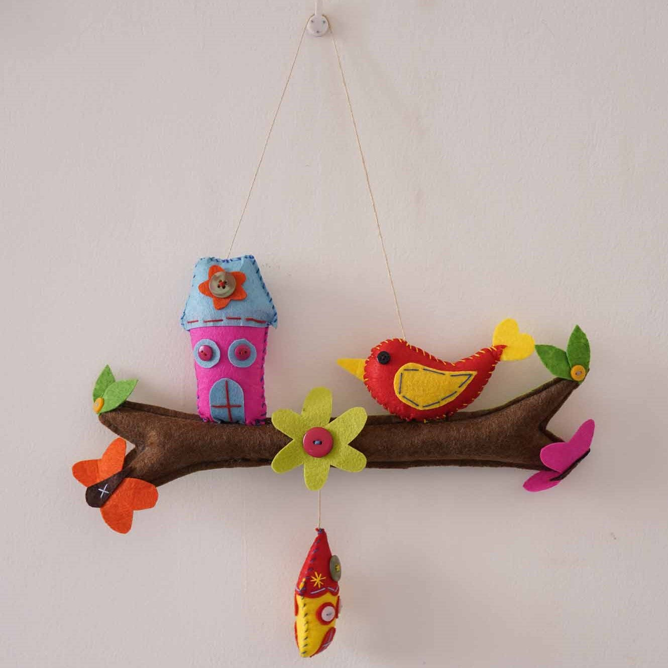 Felt House Hanging
