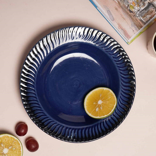 Blue Pasta Plates - Large - Set of 2