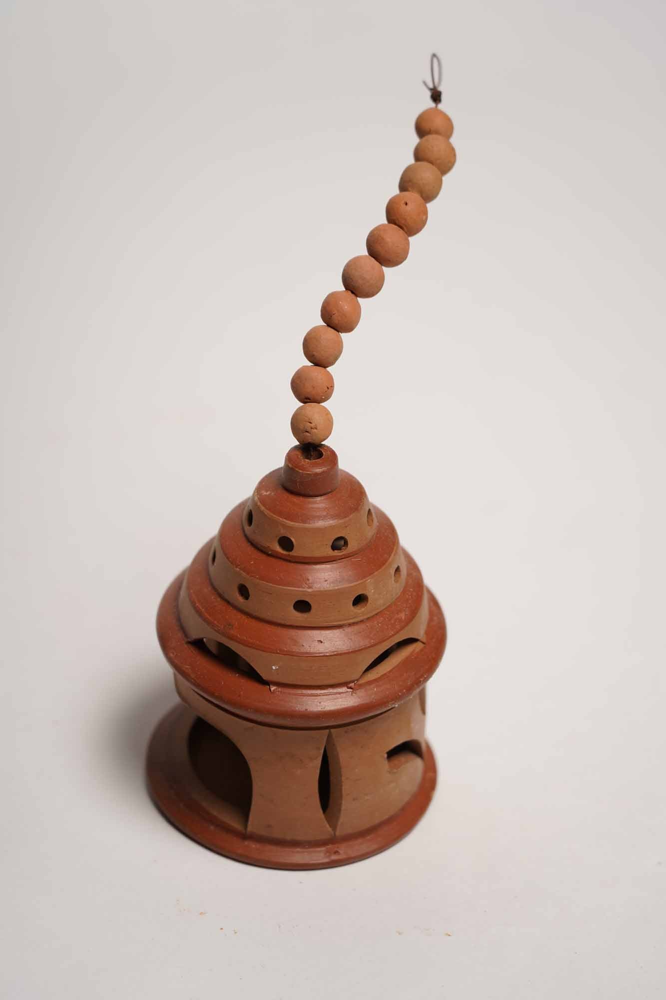 Terracotta Hanging Lantern - Small