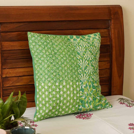 Haraa – Kantha Cushion Cover