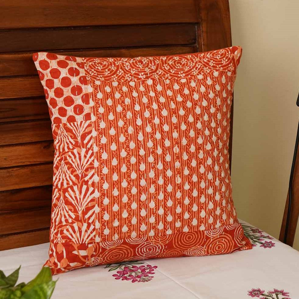 Kesar – Kantha Cushion Cover